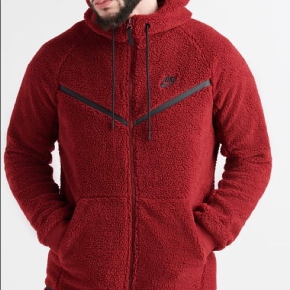nike sherpa fleece hoodie